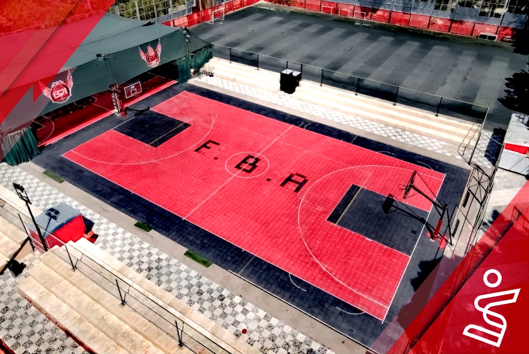 زمین بزرگ زمین تخصصی بسکتبال فایربال